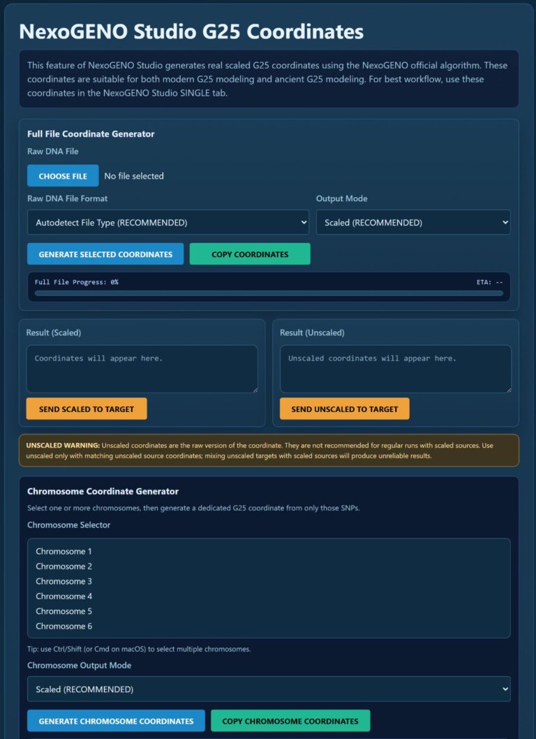 COORDINATE GENERATOR